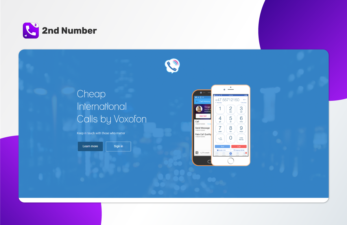 Voxofon free International calling app