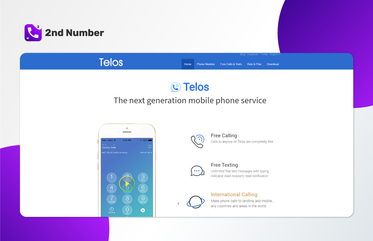 Telos free app that changes your phone number