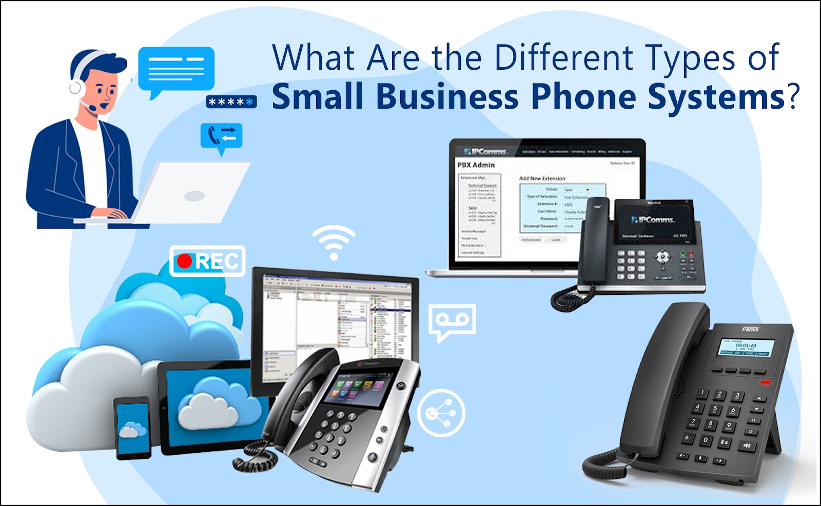 Types of hosted phone systems