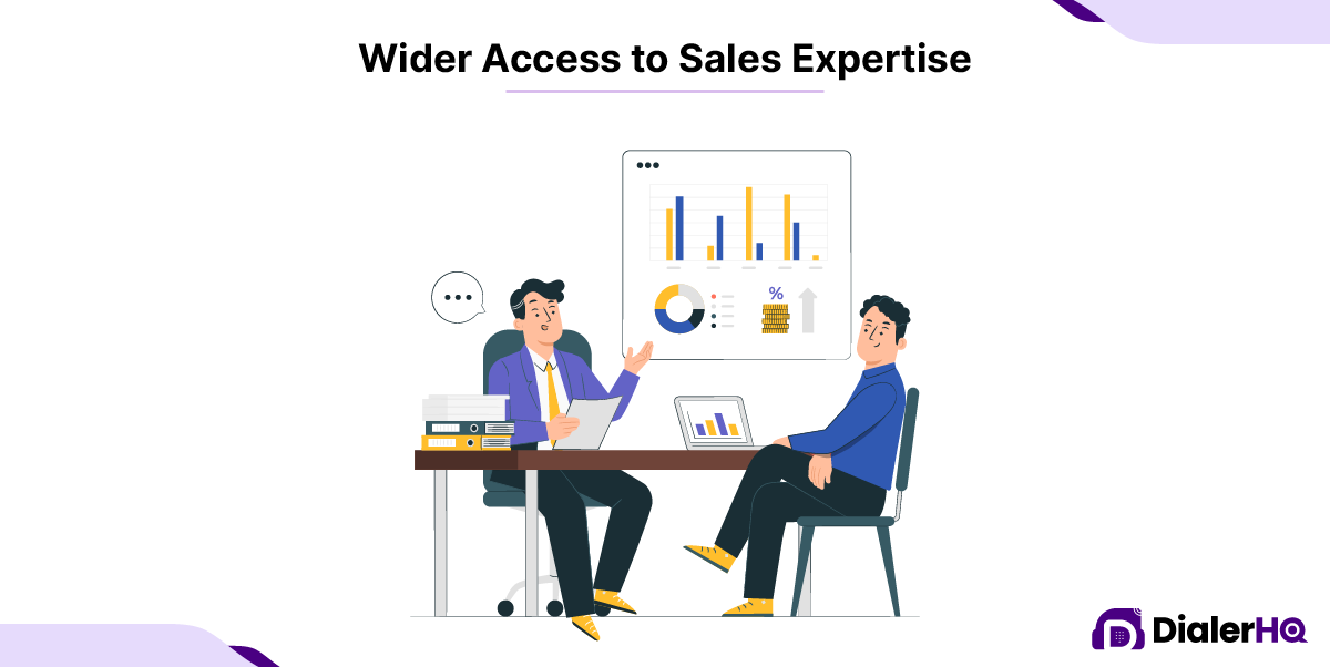 Wider access to sales expertise