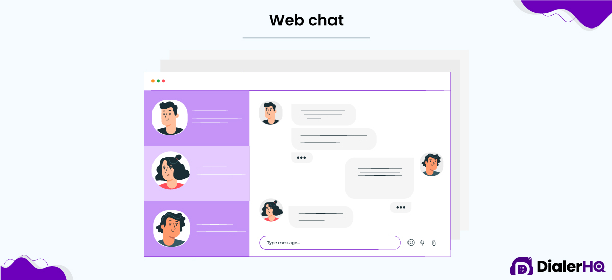 Web chat